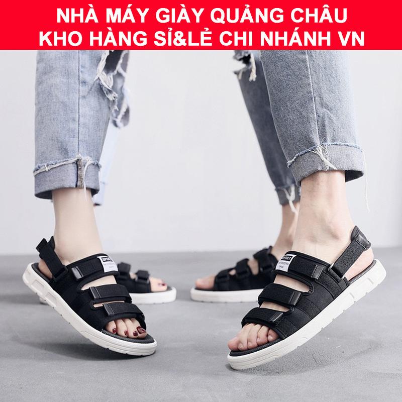 Sandal nam nữ, dép quai hậu nam nữ, sandal học sinh/sinh viên đế mềm êm siêu bền, sandal 3 quai siêu hót trend-Cao Su-Đồng GiàY DéP shoes