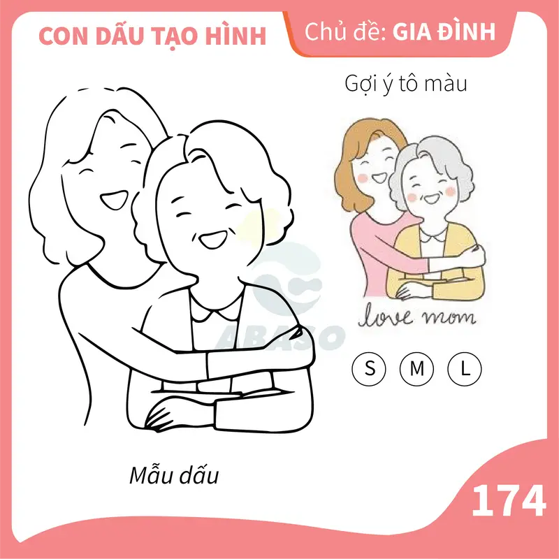 Dụng cụ tạo hình vẽ bánh Kem - Chủ đề Gia Đình 1