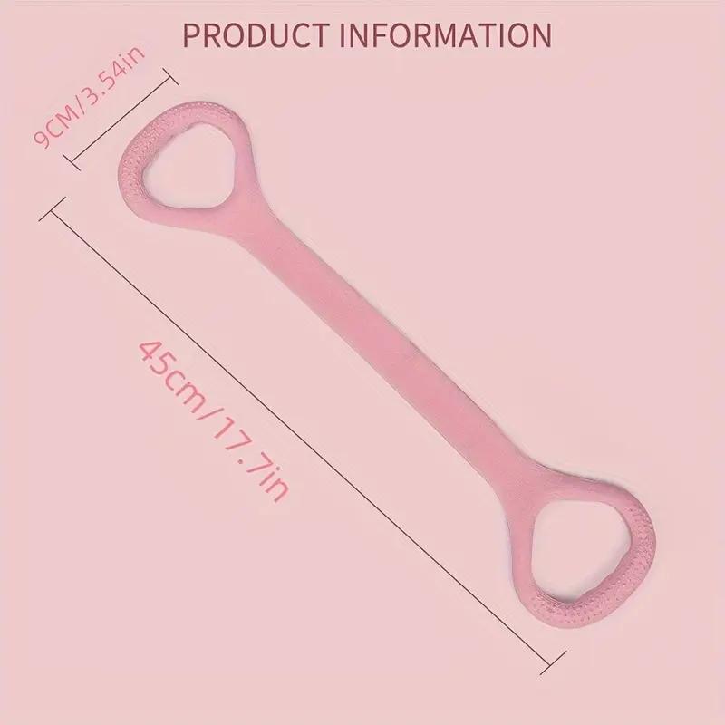 Product Introduction of Silicone 8-shaped Resistance Band, High-strength Elasticity Stretch Band, Sports Wristband for Open Shoulders and Stretch Back 1