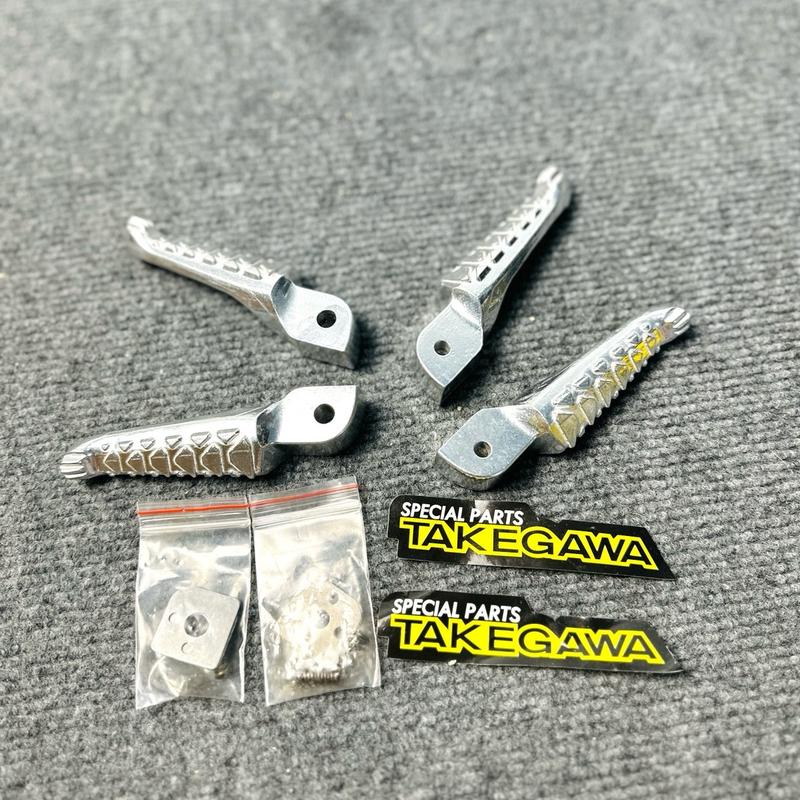 ￼Gác chân sau gắn wave, sirius, exciter... kiểu cá sấu chất liệu nhôm đặc giá bán 1 cặp. Phụ Tùng