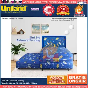 2in1 Ranjang Sorong Kids Standard Fantasy Uniland Springbed