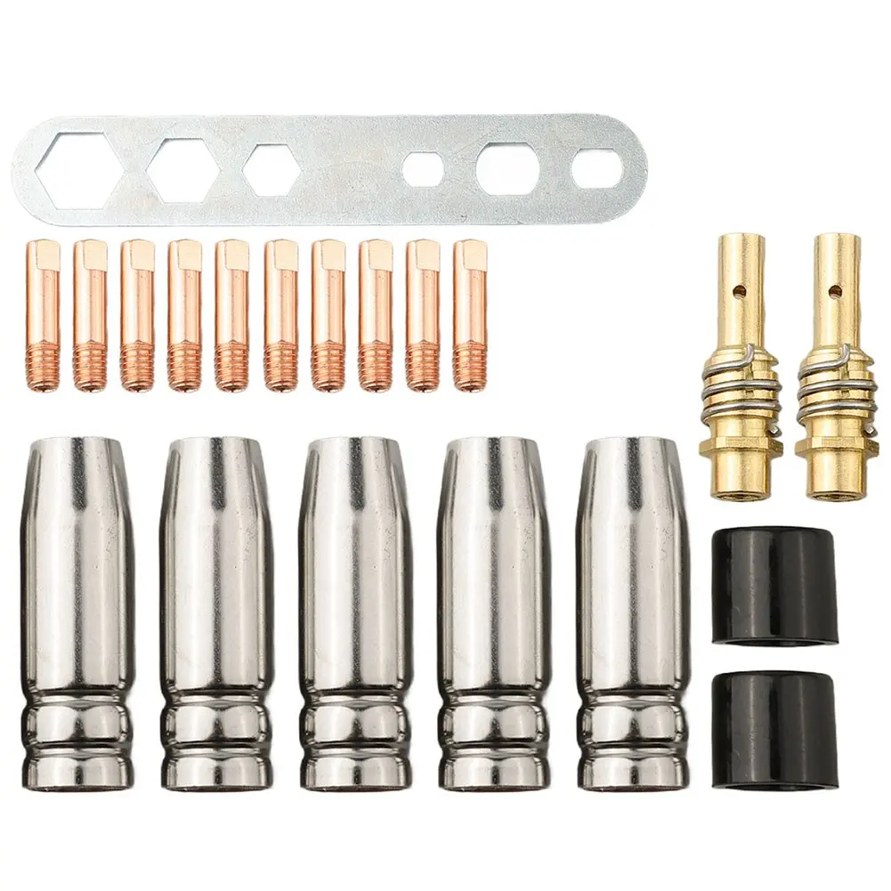 【BBTK】 22PCS for MIG welding accessories set, for MAG welding torch for 15AK 0.8mm Tips