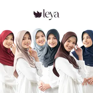 LEYA - Alluna Bergo Kerudung Instan Premium Ukuran Size M Berbahan Poly Spandex