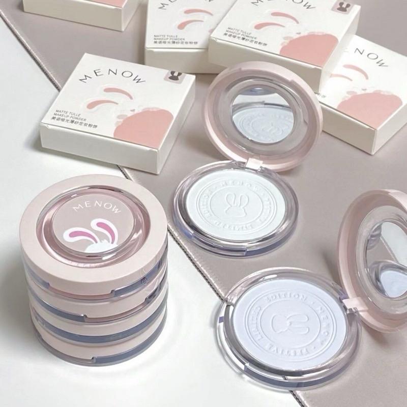 MENOW phấn phủ nén kiềm dầu, che phủ tốt, chống nước 8.5g 2