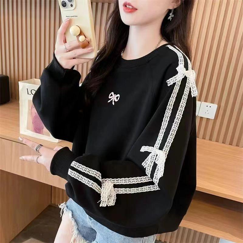 Product Introduction of Áo Len Thêu, Thiết Kế Đẹp, Thắt Nơ Thêu, Phong Cách Hàn Quốc, Quần Áo Hàng Đầu, Hàng Mới Về Mùa Thu 4