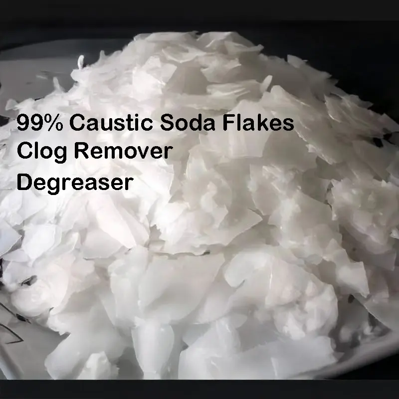99% Caustic Soda Flakes / Clog Remover / Degreaser 300g 500g 1kg Soda Api Paip Sumbat Cuci Powerful