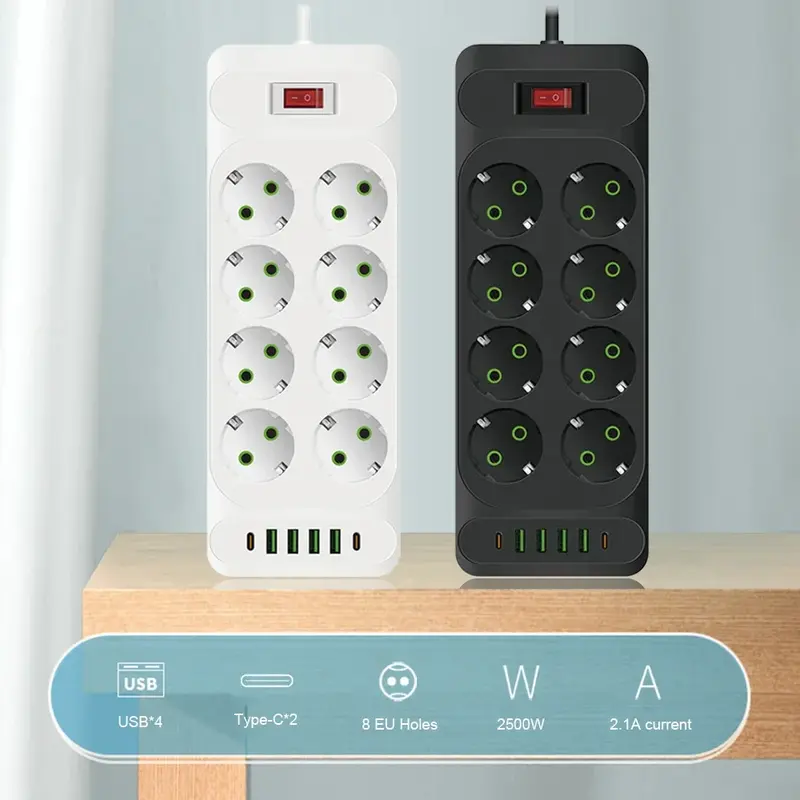 QIAOLIAN Stop Kontak USB Type C EU Plug 10A 110-250V 2500W - QL-1077U / QL-1078U Peralatan Saklar 7