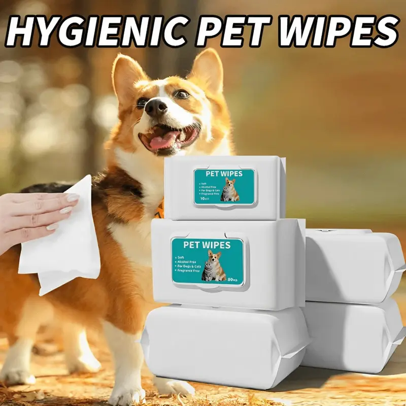 Fluffy Bunch    Hypoallergenic Pet Wipes for Dogs and Cats – Grooming and Odor Control Wipes for Paws, Body, and Rear 1