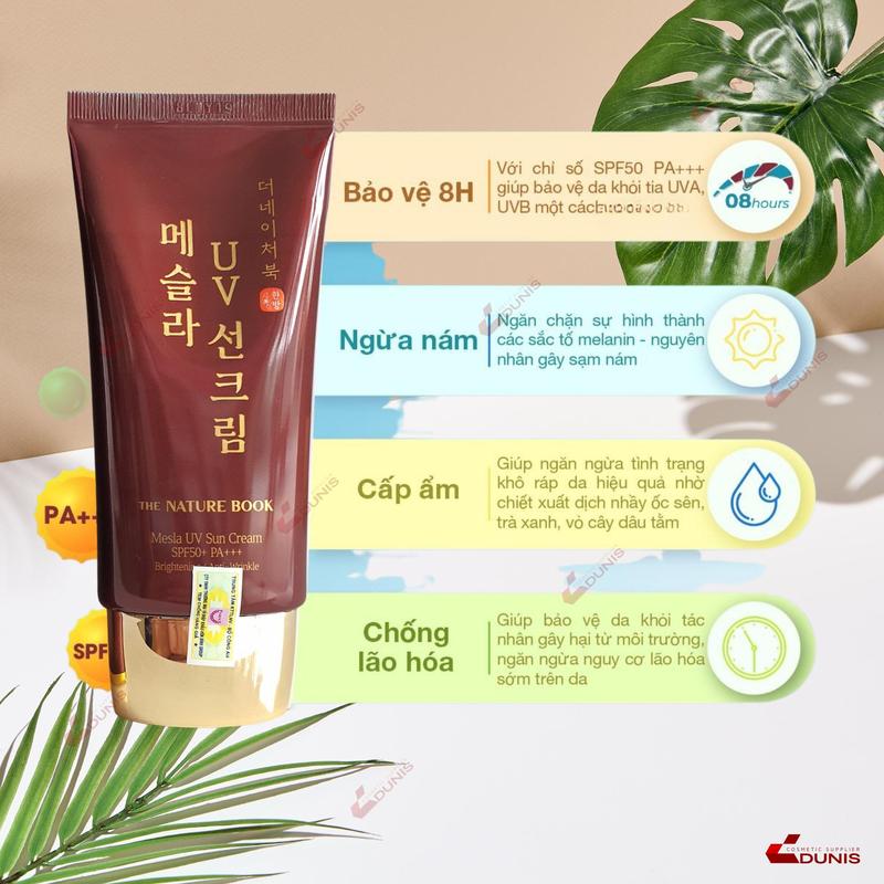 Kem chống nắng cao cấp Mesla Nature Book Hàn Quốc chính hãnġ kemchong  nangany 3