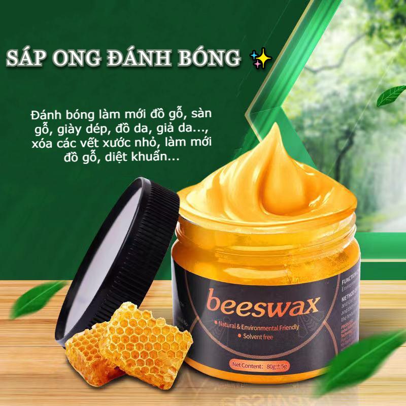 Sáp Ong BEEWAX Đánh Bóng, Làm Mới, Làm Sạch Tạo Ẩm Đồ Gỗ,Phục Hồi Màu Ghế , Tủ , Cửa Gỗ Hiệu Quả 88609