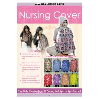 MD SHOP Anannda Nursing Cover Penutup Ibu Menyusui