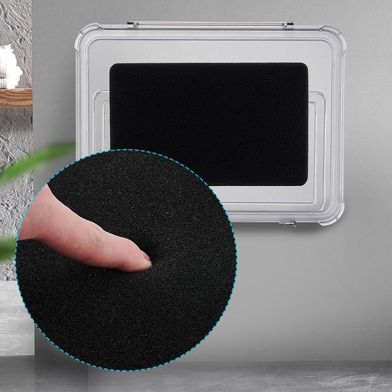 Clear Tablet Holder, Waterproof Tablet Storage Box, Rotatable Tablet Stand, Wall Mounted Tablet Holder, Tablet Accessories for Home Office 5