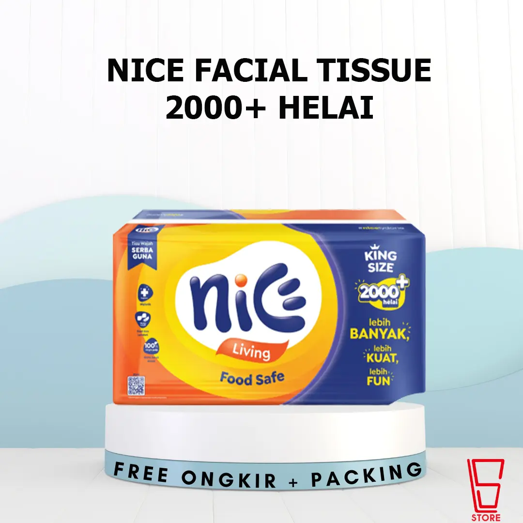 NICE FACIAL TISSUE 2000 HELAI / NICE TISSUE / TISSUE NICE - Shop ...