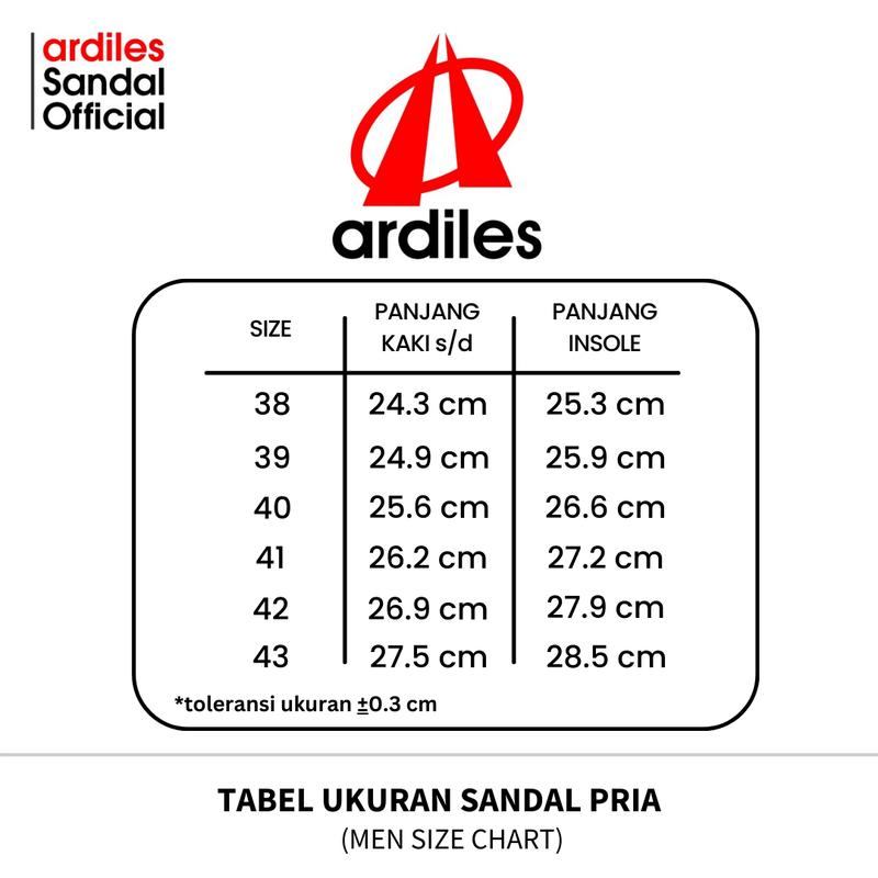 Product Introduction of ARDILES SANDAL SENDAL JAPIT JEPIT KARET RUBBER PRIA LAKI LAKI DEWASA KEKINIAN MARATUA 0