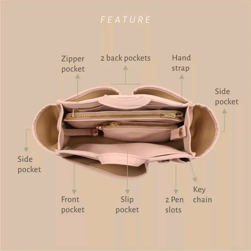 Drenbellony Renata Bag Organizer Dalaman Tas Wanita 4