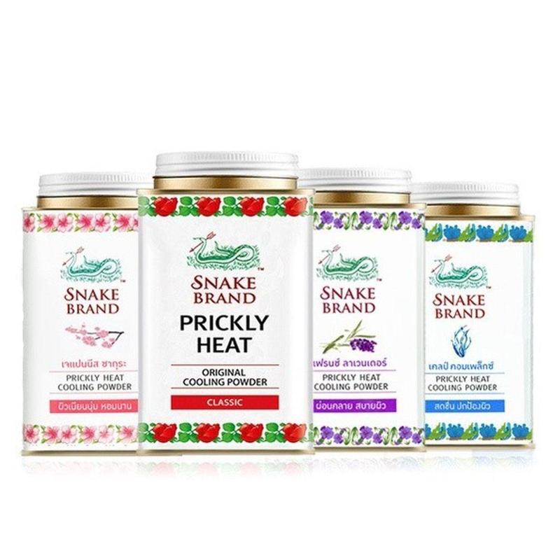 Phấn Rôm Lạnh Snake Brand Prickly Heat 140g giúp Kiềm Dầu, Khử Mùi Hôi Thái Lan 3