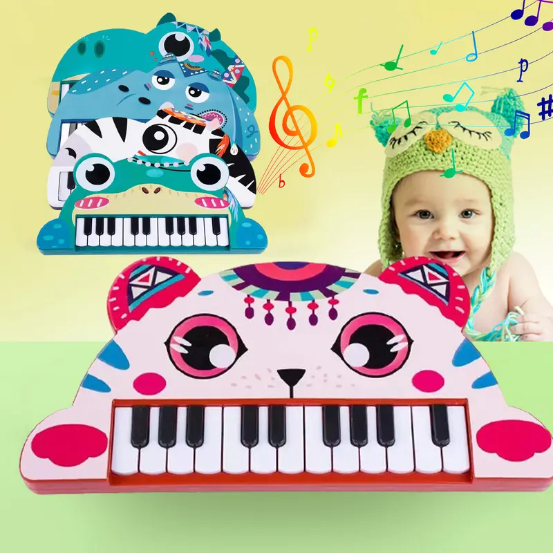 Đồ Chơi Đàn Piano Động Vật, Nhạc Cụ Giáo Dục Vui Nhộn, Tăng Cường Phối Hợp Tay-Mắt, Tập Trung, Thích Hợp Cho Trẻ Em, [LU] 1
