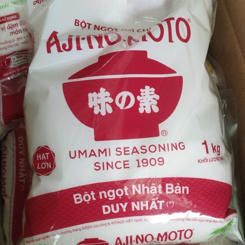 bột ngọt Ajinomoto 1 kg hạt lớn nguyên liệu an toàn 
