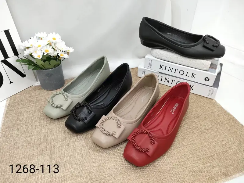 Simoncelli Sepatu Wanita Flat Big Size Import 1268-113 4