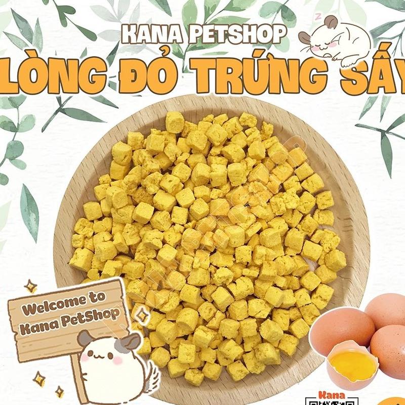Lòng Đỏ Trứng Gà Sấy Đồ Ăn Dặm HamsterFREESHIP Thức Ăn Cho Hamster Đồ Ăn Dặm Dành Cho Hamster,Sóc Bay ÚC Sóc
