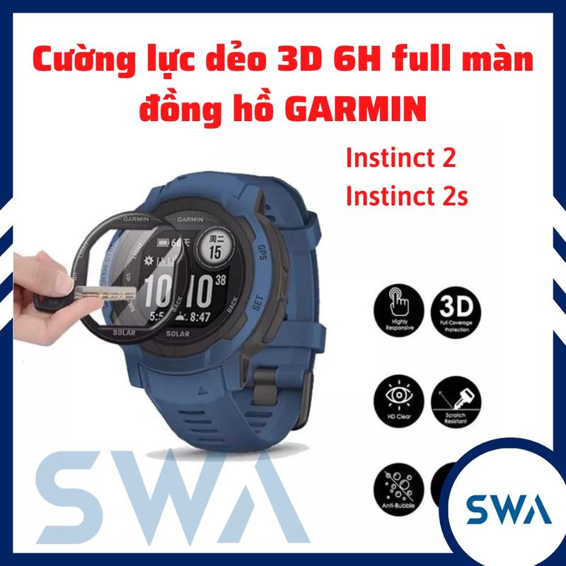 Cường lực 3D dùng cho đồng hồ Garmin Instinct 2 2s 2x solar loại dẻo 6H full…