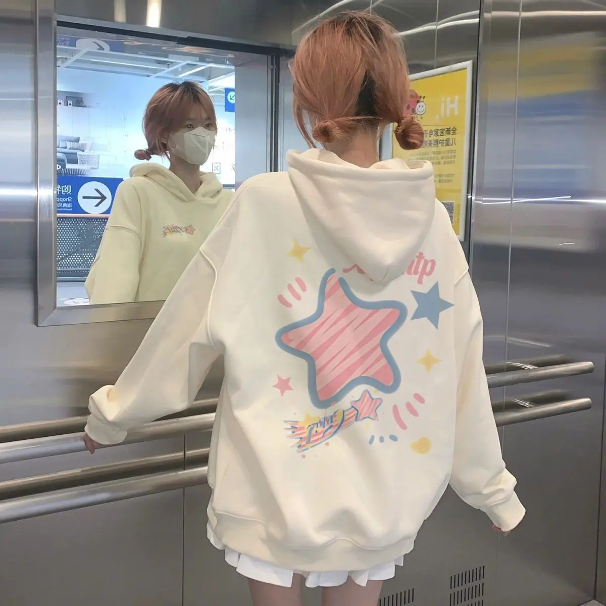 Áo Hoodie, Ngoại Cỡ, Thương Hiệu Hợp Xu Hướng Đường Phố Cao Cấp, In Hình XINGX, Lót Lông Cừu, Dày Dặn, Thường Ngày, Áo Mặc Bên Ngoài Dễ Phối Đồ Hàng Mới Về Nữ Top Women