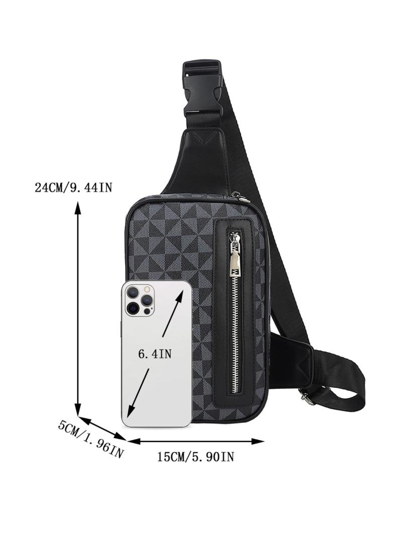 Product Introduction of Fashion All Over Pattern Fanny Pack, Casual Versatile Zipper Belt Bag for Women, Trendy All-match Sling Bag for Daily Use 1