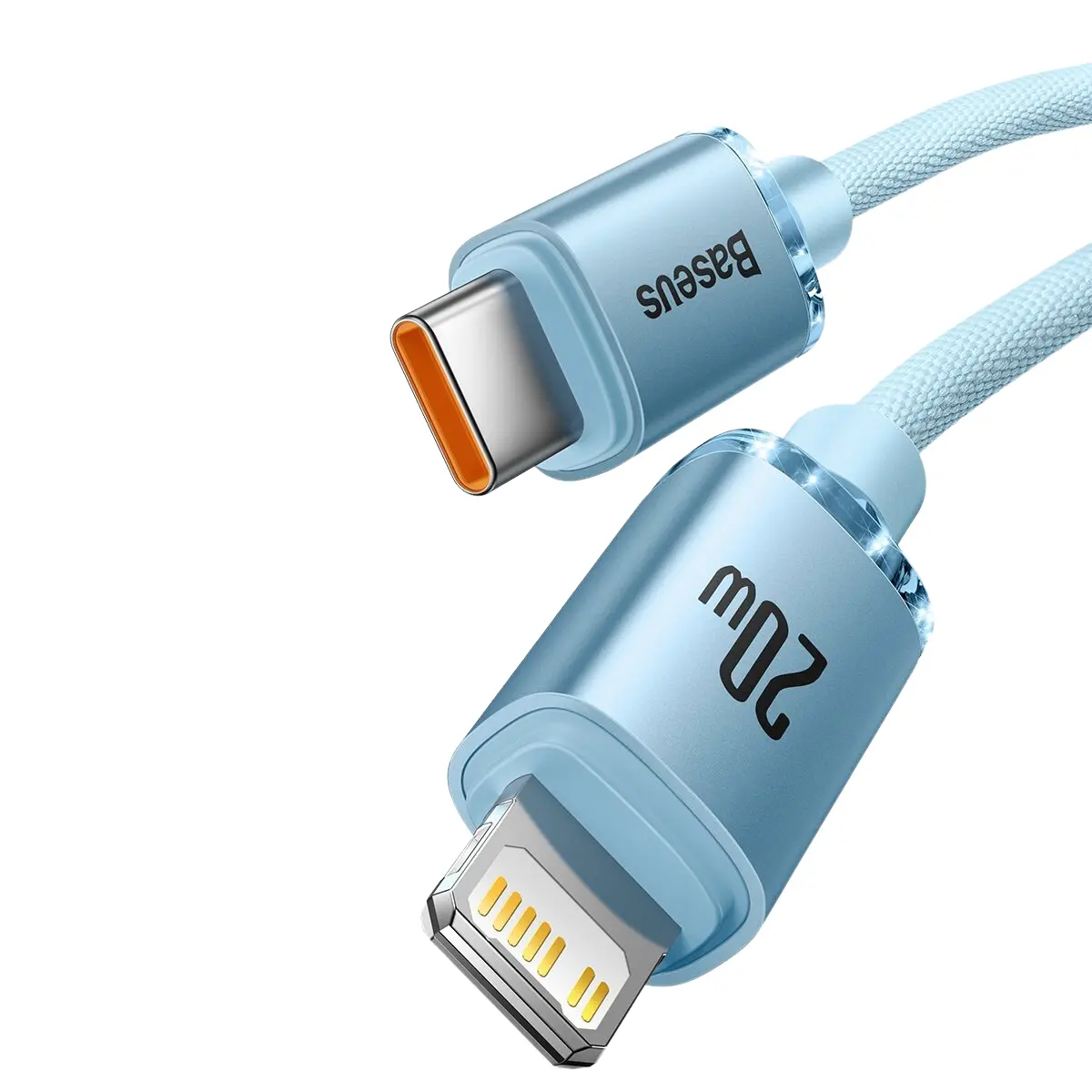 Cáp sạc nhanh 20W Baseus Crystal Shine Series Fast Charging Data Cable Type-C to Lightning Sạc Điện Thoại Phụ Kiện Phone