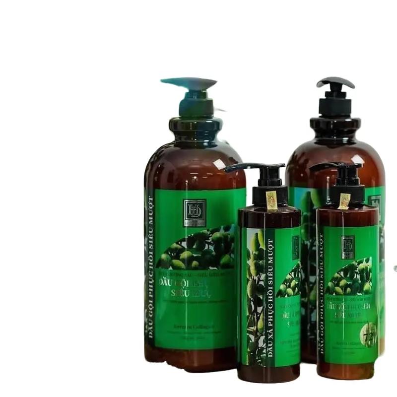 Dầu Gội Cặp Hồng Đạt Keratin Collagen 2000mlx2 Không chứa silicon Kiểm soát dầu Bảo vệ màu Nữ Women