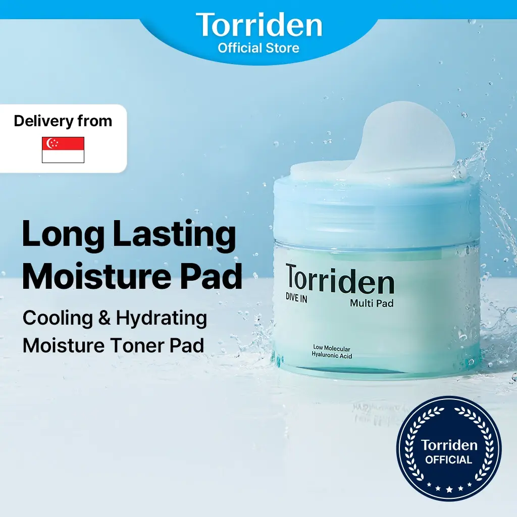 [Torriden Official] DIVE IN Low Molecular Hyaluronic Acid Multi Pad for Pore Minimizing & Redness Relief & Exfoliating, Toner Pad, 80ea