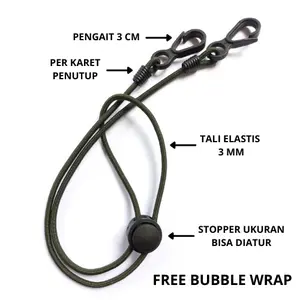 Strap Masker Unisex Untuk Pria dan Wanita Model Terbaru |Konektor Masker Dewasa Tali Polos Terlaris