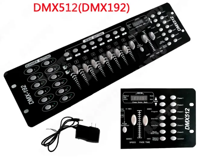 Mixer Lighting DMX 512 / 192 Lampu Panggung PAR LED LIGHT 0