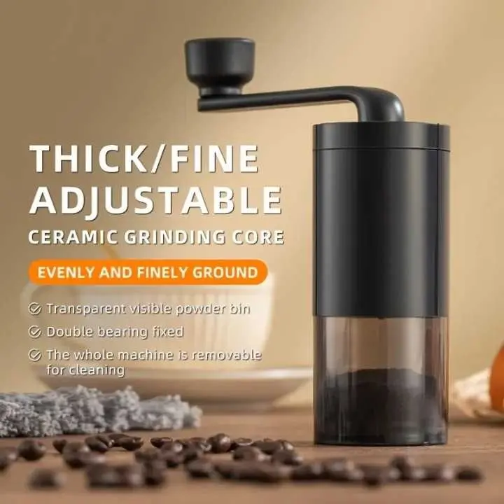 One Two Cups Penggiling Kopi Manual Hand Coffee Grinder Ceramic Burr - SY-002 - Tinari