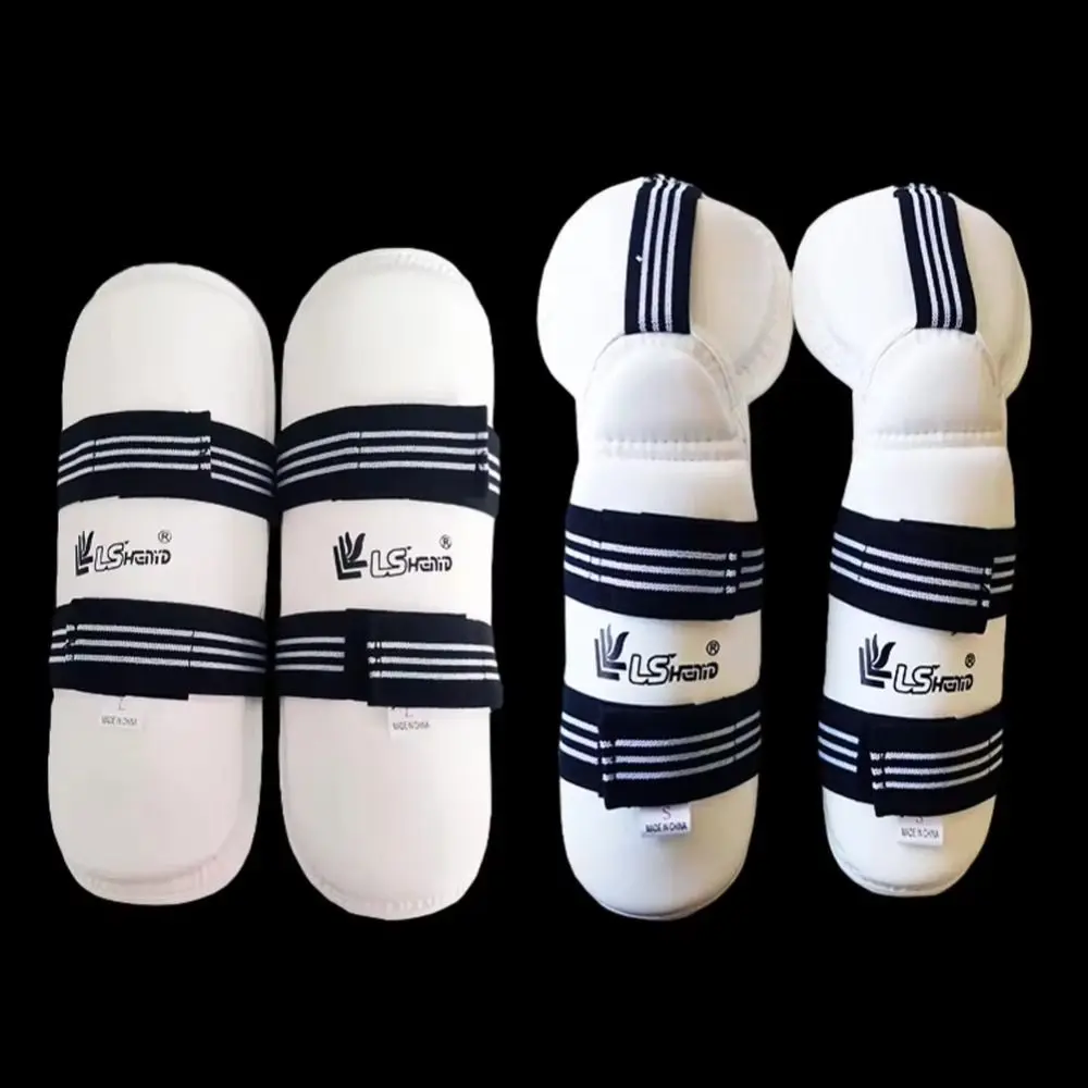 Martial Arts PU Leather Taekwondo Protective Gear Ankle Protection Shin Guard Karate Leg Protection Comfortable Full Set Fighting Arm Guards Adult Child
