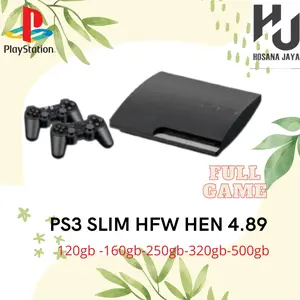 Ps3 Slim 1tb + 2 stik Wireless  Full game Harga Promo PlayStation Playstation
