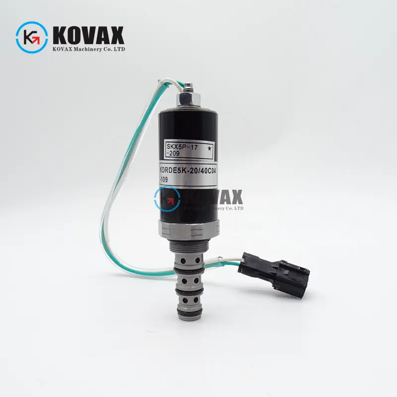 Volvo Excavator parts EC210 Hydraulic Pump Solenoid Valve EC240 Solenoid Valve EC290 Main Pump Solenoid Valve SKX5P-17-203