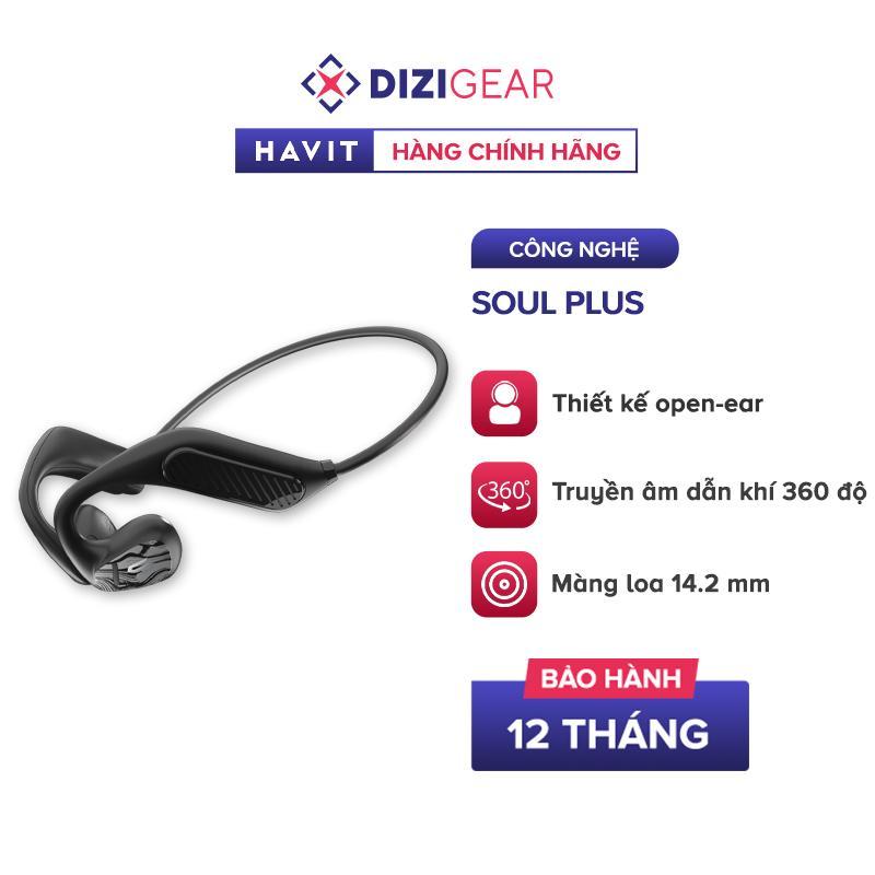 Tai Nghe Dẫn Khí Truyền Âm SOUL Open-ear Plus, BT 5.3, Màng Loa 14.2mm, Kháng IPX5, Nghe Nhạc Đến 7H - Hàng Chính Hãng