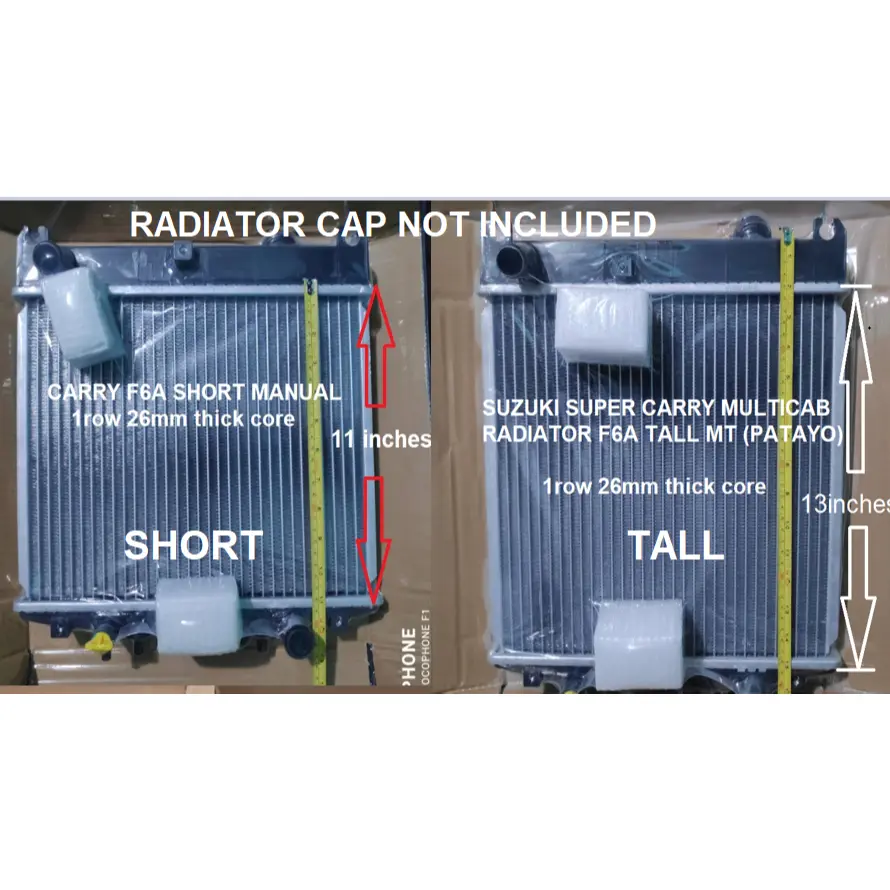 SUZUKI SUPER CARRY MULTICAB SCRUM F6 F6A RADIATOR PATAYO MANUAL (SHORT ...
