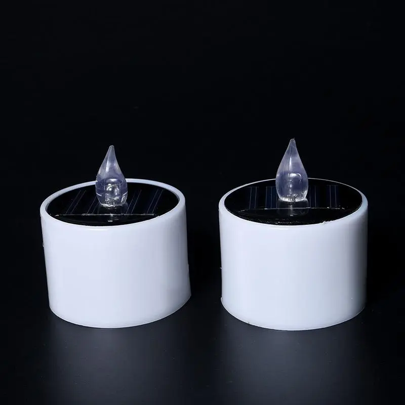 Nến LED, Đèn năng lượng mặt trời, Sử dụng ngoài trời và trong nhà, Đèn trà năng lượng mặt trời, Không thấm nước, Nến không lửa, Đèn ngủ, Thích hợp cho tiệc tùng, đám cưới và trang trí lễ hội, Màu trắng ấm 7