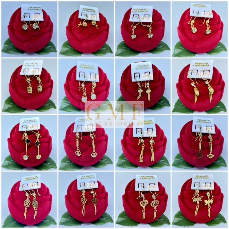 Anting Berlapis Emas Permata Ada Bandulnya Macam Macam Model Kategori Pertama 0