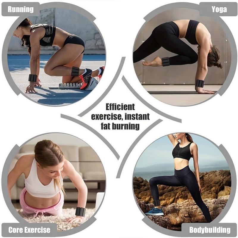 Product Introduction of Wrist & Ankle Weights, Adjustable Ankle Weights Kit, 1LBS Strength Training Tool for Walking Running Yoga and Pilates Accessories, Gymtok 6