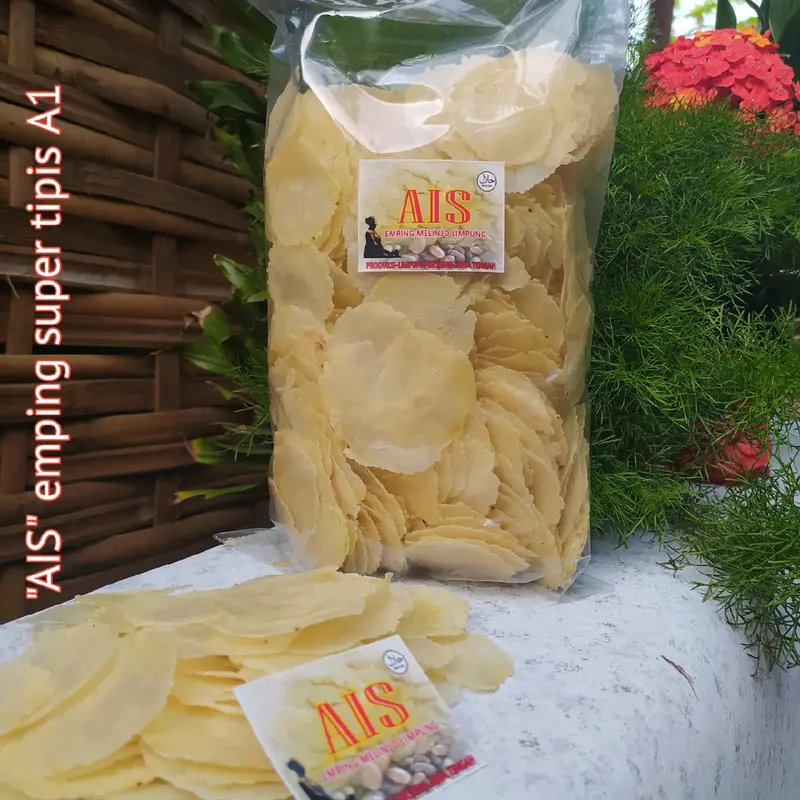 AIS emping melinjo mentah Super tispis 1kg Asli khas limpunng ( kering pasar ) 2