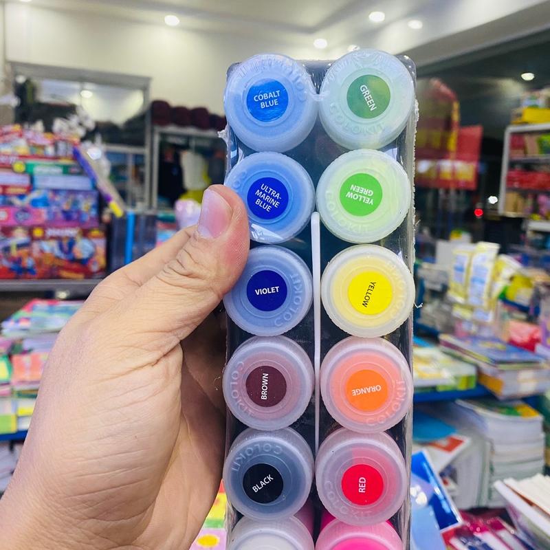 WACO05 - Màu nước Thiên Long 12 màu lớn chính hãng