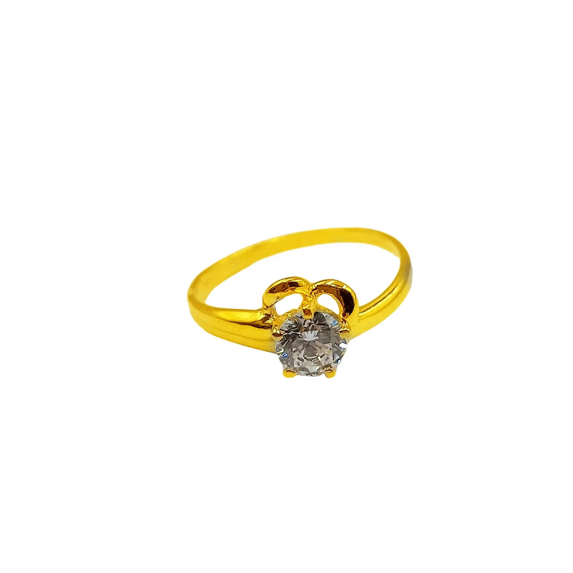 916  Gold  Zirconia  Ring