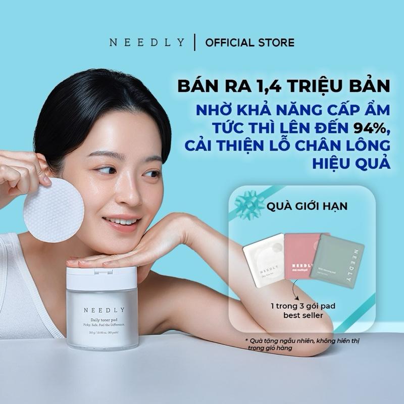 Needly Daily Toner Pad Cấp Ẩm Cải Thiện Lỗ Chân Lông 310G 80 Miếng