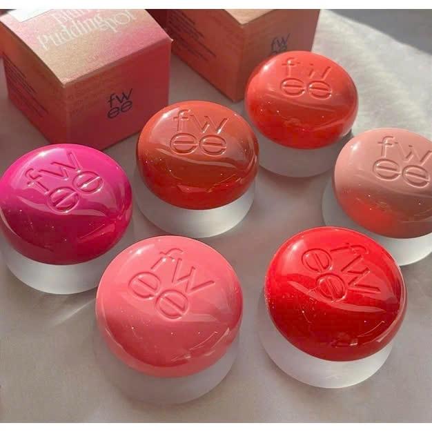  Son Môi Kiêm Má Hồng Fwee Lip & Cheeck Blurry Pudding Pot 5g 