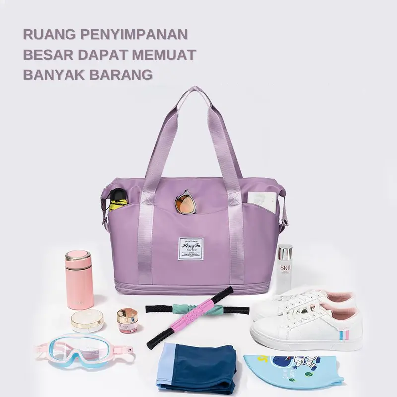Freeknight Tas Travel Lipat Gym Anti Air Tas Hand Carry Foldable Travel Bag Waterproof Koper Jinjing Mini Mudik TTB02 7