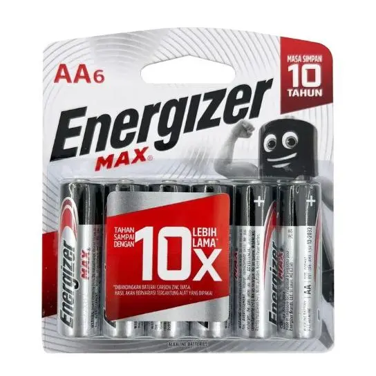 (Bundle of 3) Energizer Max AA Alkaline Batteries Pack of 6