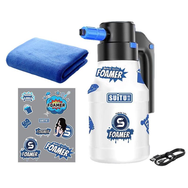 Product Introduction of Electric Car Wash Foam Watering Can High Pressure Pa Pneumatic Universal Type Pot Spray 31