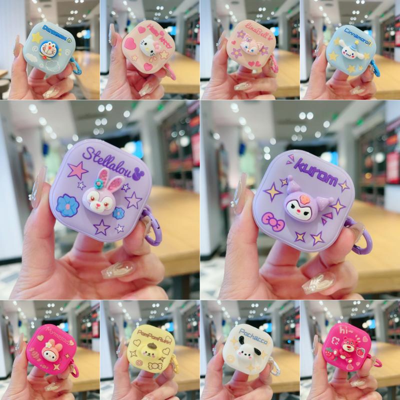 Ốp Cho Tai Nghe Lõi Samsung Galaxy Buds Core, Nhiều Kiểu Dáng Có Sẵn, Tương Thích Với Galaxy Buds 2 / Pro / FE / Live, Ốp Bảo Vệ Tai Nghe Nhét Tai Nghe Bluetooth Không Dây PC Hoạt Hình Dễ Thương, Chống Sốc Và Chống Rơi